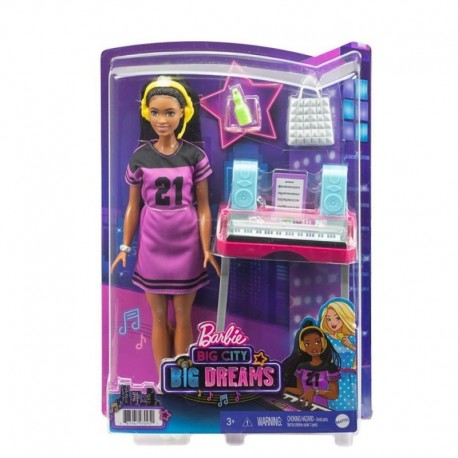 Barbie: Big City, Big Dreams 'Brooklyn' Barbie Doll & Music Studio Playset