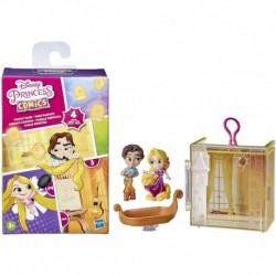 Disney Princess Perfect Pairs Rapunzel, Fun Unboxing Toy with 2 Dolls, Display Case and Stand