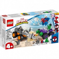 LEGO Marvel Spiderman 10782 Hulk vs. Rhino Truck Showdown