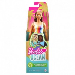 Barbie Malibu 50Th Doll The Ocean Rainbow Stripes Dress