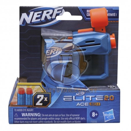 NERF Elite 2.0 Ace SD-1 Blaster and 2 Official NERF Elite Darts