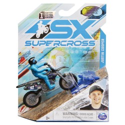 Supercross 1:24 Die Cast Motorcycle - Justin Cooper