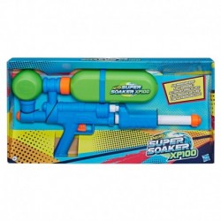 Nerf Super Soaker XP100 Water Blaster - Air-Pressurized Continuous Blast - Removable Tank