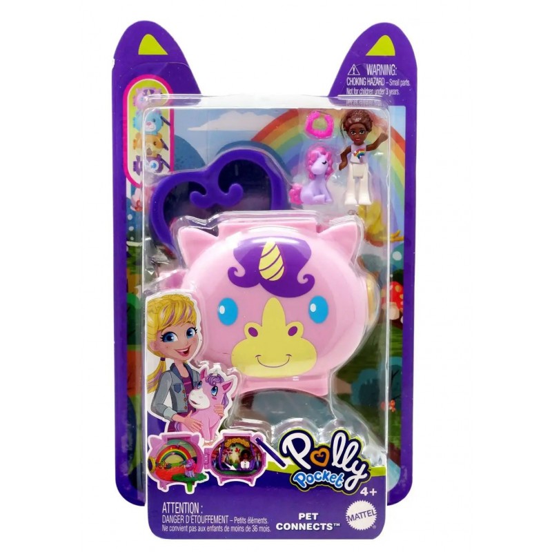 polly pocket unicorn compact