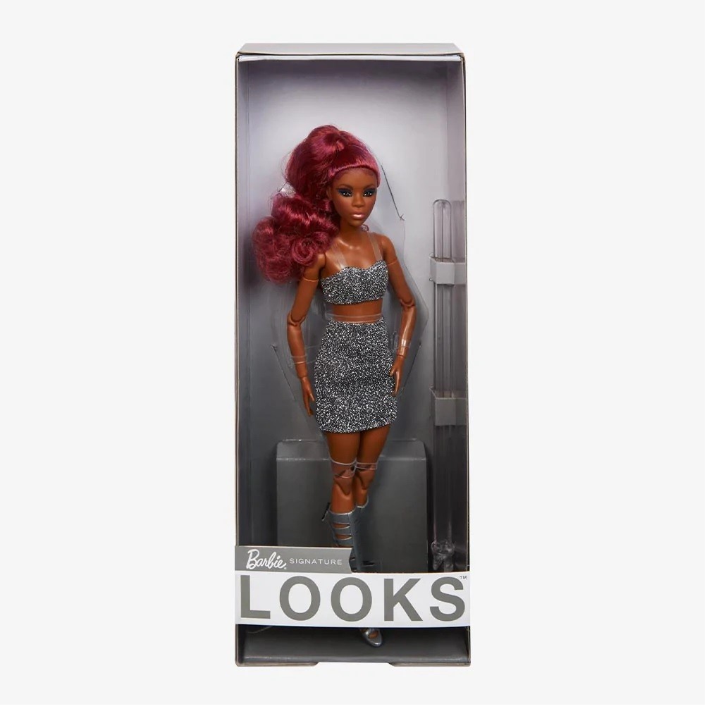 curly red hair barbie