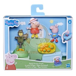Peppa Pig Peppa's Adventures Peppa's Growing Garden Preschool Toy, with 2 Figures and 3 Accessories
