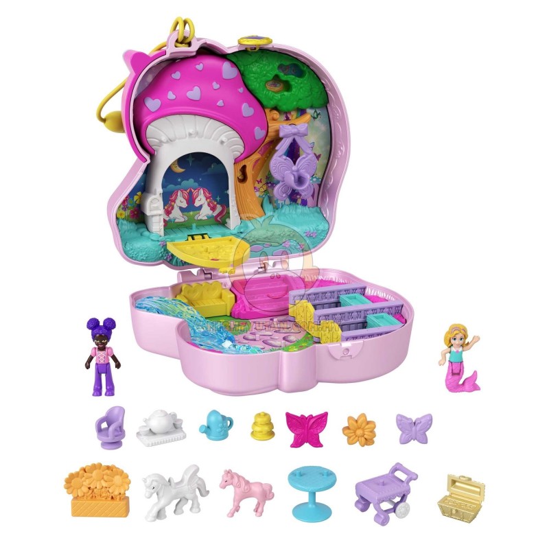 polly pocket unicorn compact