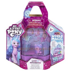 My Little Pony Mini World Magic Crystal Keychain Izzy Moonbow Toy - Portable Playset and Accessories