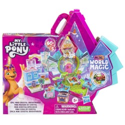 My Little Pony Mini World Magic Epic Mini Crystal Brighthouse Toy - Playset with 5 Collectible Figures