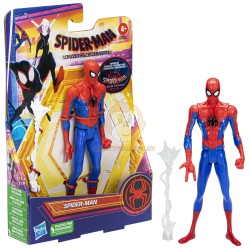 Marvel Spider-Man: Across the Spider-Verse Spider-Man Toy, 6-Inch-Scale Action Figure with Accessory