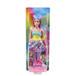 Barbie Dreamtopia Unicorn Doll (Curvy) In Rainbow Look
