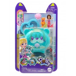 Polly Pocket Pet Connects Compact Otter