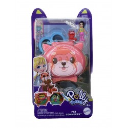 Polly Pocket Pet Connects Compact Red Panda