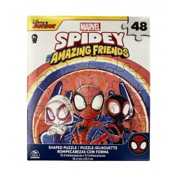 Cardinal Games Shaped Puzzle Marvel Spidey and His Amazing Friends