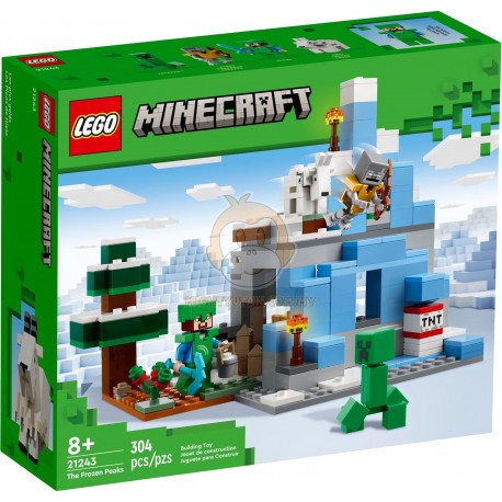 LEGO Minecraft 21243 The Frozen PeaksThe Frozen Peaks