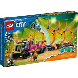 LEGO City 60357 Stunt Truck & Ring of Fire Challenge