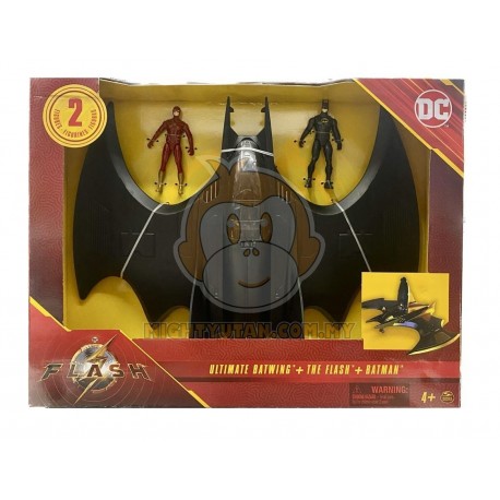 The Flash Movie 4-inch Batwing with Flash and Batman