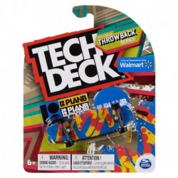 Tech Deck Single Pack Fingerboard Throwback Series Walmart -Plan B