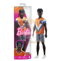 Barbie Ken Fashionistas Doll 203 Black Hair and Jersey