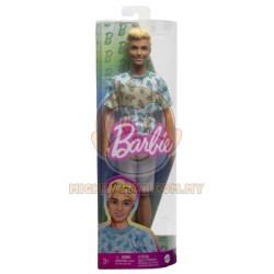 Barbie Ken Fashionistas Doll 211 With Blond Hair And Cactus Tee