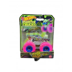 Hot Wheels Monster Trucks Arena Smashers Glow-In-The-Dark Gunkster Playset  & 1 Glow-In-The-Dark Toy Truck 