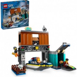 LEGO City 60417 Police Speedboat and Crooks' Hideout