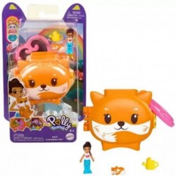 Polly Pocket Pet Connects Compact Orange