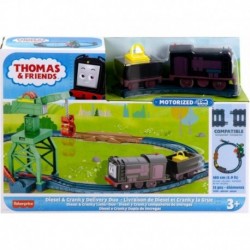 Thomas & Friends Playset Motorized - Diesel & Cranky Delivery Duo