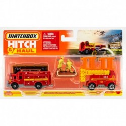 Matchbox Hitch And Haul MBX Fire Rescue - Hazard Squad/MBX Mobile Light Truck