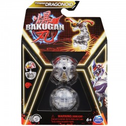 Bakugan Core Bakugan Titanium Dragoid (Silver) Figure