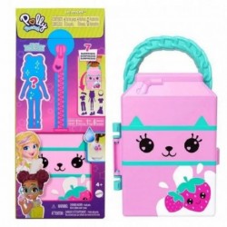 Polly Pocket Dolls & Playset, Lil' Styles Travel Toy Collection With 3-inch Doll And Accessories-Pink