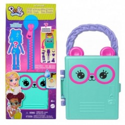 Polly Pocket Dolls & Playset, Lil' Styles Travel Toy Collection With 3-inch Doll And Accessories-Turqoise