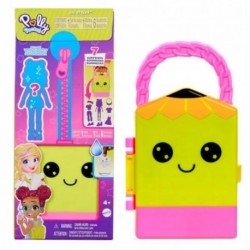 Polly Pocket Dolls & Playset, Lil' Styles Travel Toy Collection With 3-inch Doll And Accessories-Yellow Pink