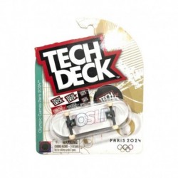 Tech Deck Olympic Paris 2024 Skateboard - Chris Joslin White