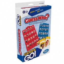 Guess Who? Grab and Go Game, Original Guessing Game for Ages 6 and up, 2 Player Travel Game