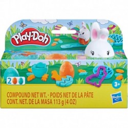 Play-Doh Springtime Pals Easter Set with 4 Ounces Non-Toxic Modeling Compound and Tools, Easter Basket Stuffers