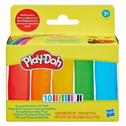 Play-Doh Essential Colors 10 Pack of Refill Sticks, Kids Arts and Crafts Toys