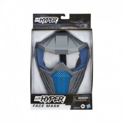 Nerf Hyper Face-Mask - Breathable Design, Adjustable Head Strap, Blue Team Color