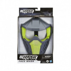 Nerf Hyper Face-Mask - Breathable Design, Adjustable Head Strap, Green Team Color