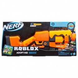 Nerf Roblox Adopt Me: BEES! Lever Action Blaster, 8 Nerf Elite Darts, Code To Unlock In-Game Virtual Item