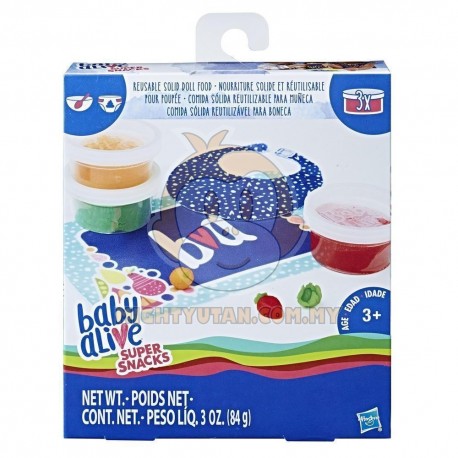 Baby Alive Super Snacks Reusable Solid Doll Food Refill Pack