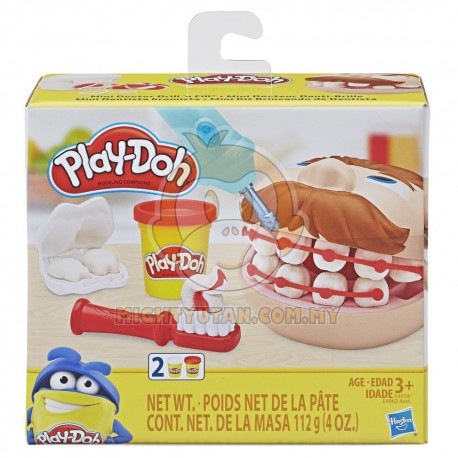 Play Doh Mini Doctor Drill 'n Fill Dentist Toy with 2 Non-Toxic Colors