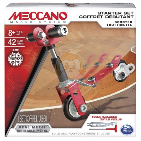 Meccano Starter Set Vehicles - Scooter