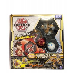 Bakugan Battle Planet 038 Starter Set (Pro Gold Griffin, Red Mantis, White Triceratops)