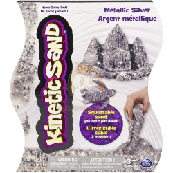 Kinetic Sand Metallic Sand 1lb (454g) - Silver