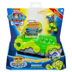 Paw Patrol Charged Up Deluxe Vehicle - Rocky