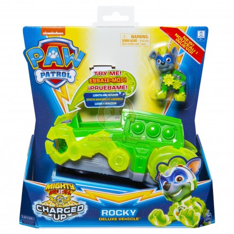 PAW Patrol Charged Up Deluxe Vehicle - Rocky