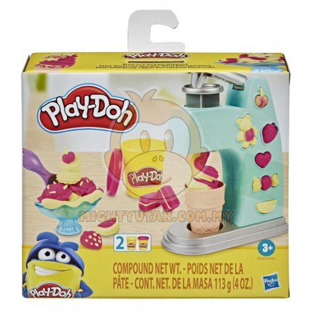 Play-Doh Mini Ice Cream Playset with 2 Non-Toxic Play-Doh Colors