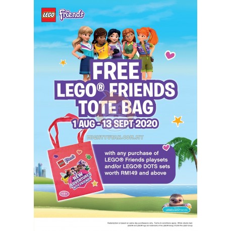 LEGO Friends Tote Bag GWP