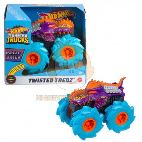 Hot Wheels Monster Trucks Twisted Tredz Mega Wrex Vehicle